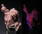 Rhodochrosite Mineral UV